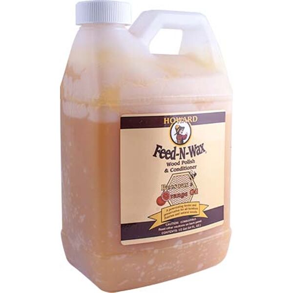 Howard Feed-N-Wax Wood Polish &amp; Conditioner 64 Fl.Oz