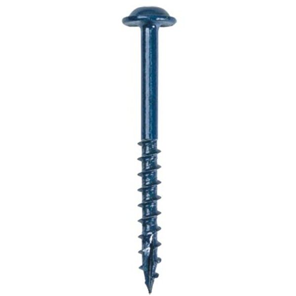 Kreg Blue-Kote Wr Pocket Screws 1 1/2"#8 Coarse Washer Head 100Ct