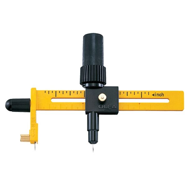 OLFA Compass Cutter with Ratchet &amp; 10 Spare Blades