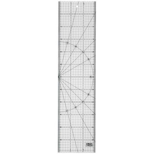 OLFA Metric Quilt Ruler 15cm x 60cm - Metric Grid