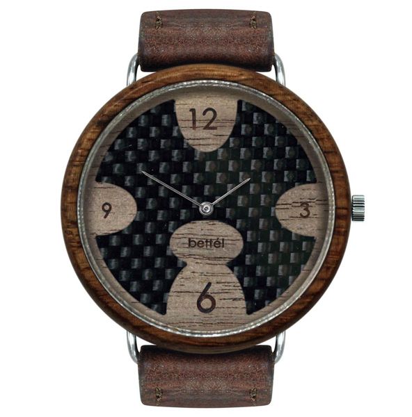 The Ellipse 44mm - Brown Strap