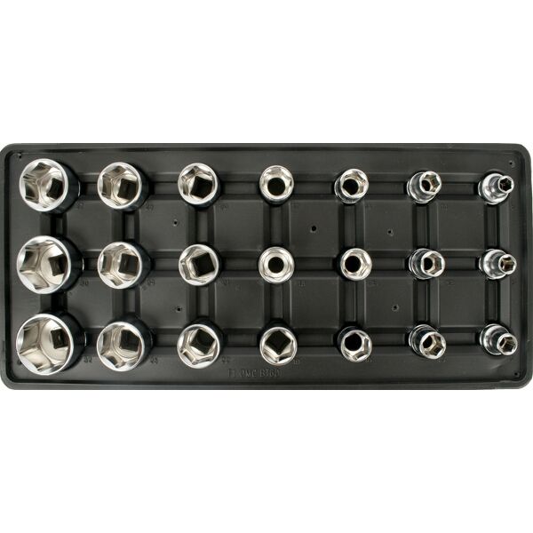 Fixman Tray 21 Piece 1/2" Drive Sockets