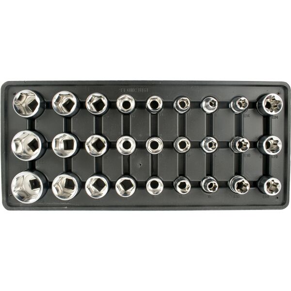 Fixman 27- Piece 1/2" Dr.Sockets