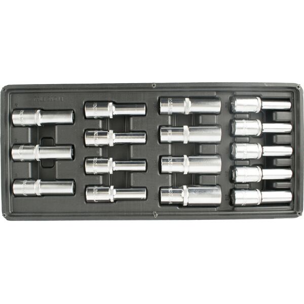 Fixman 16- Piece 1/2" Dr.Deep Sockets
