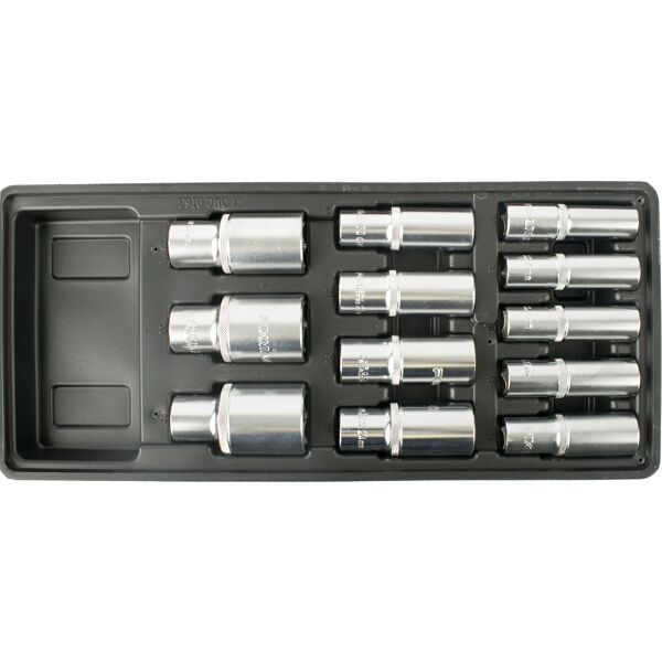 Fixman Tray 12 Piece 1/2" Drive Deep Sockets