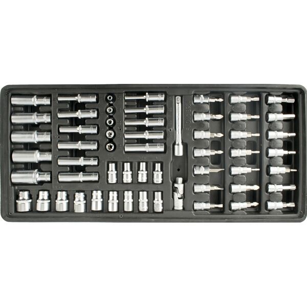 Fixman Tray 57 Piece 1/4" Drive Sockets And Accessories
