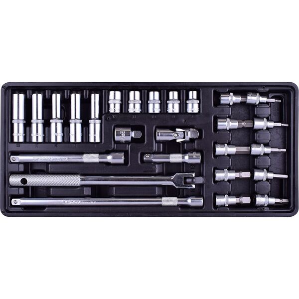 Fixman 26- Piece 3/8" Dr.Sockets &amp; Accessories