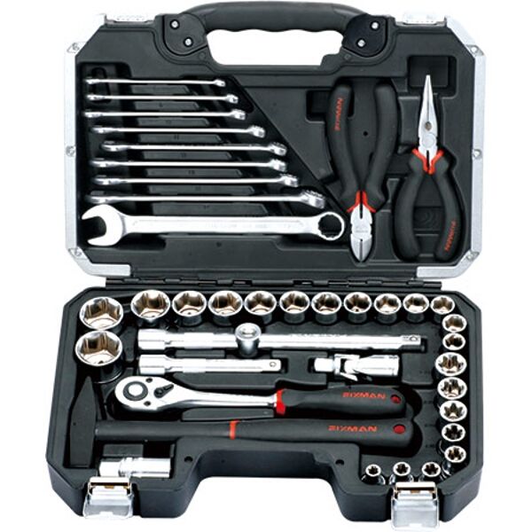 Fixman Socket Tool Set 40 Piece 1/2" Drive