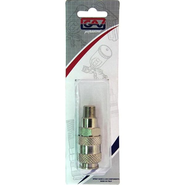 GAV Universal Quick Coupler 1/4"M Packaged