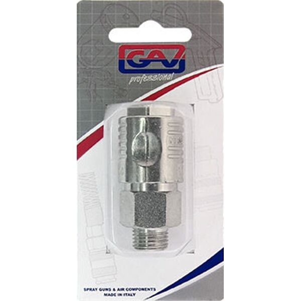 GAV Quick Coupler 1/4"M Packaged