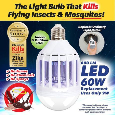 zapplight led light and bug zapper