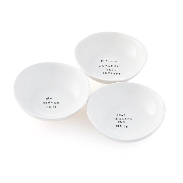 Gin Tribe - Handmade Garnish Bowls Gift Set