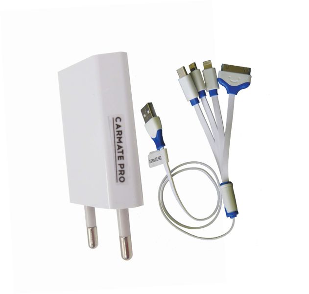 Carmate Pro Travel Charger and 4.1 Universal Charging Lead