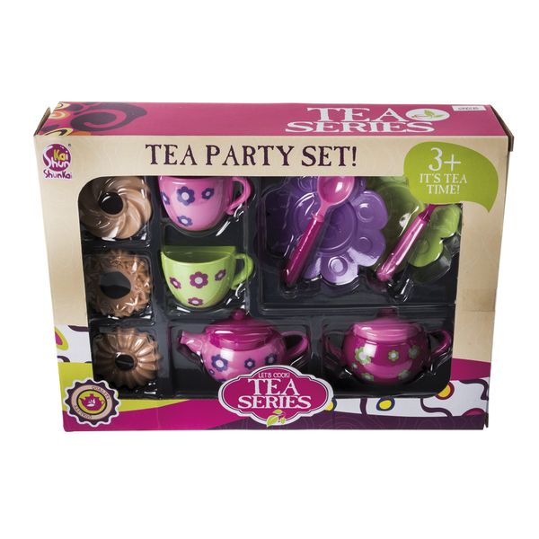 Tea-Set With Cookies - 13 Pieces