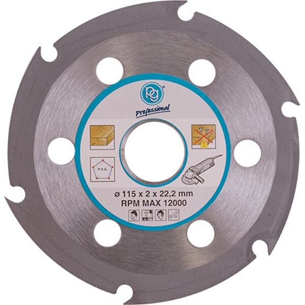PG Mini Blade 6 Teeth 115mm for Wood on Angle Grinder