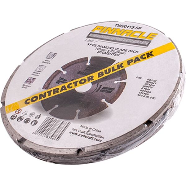 Diamond Blade Seg 115mm Pinnacle ( 5 Pack ) Shop Today. Get it