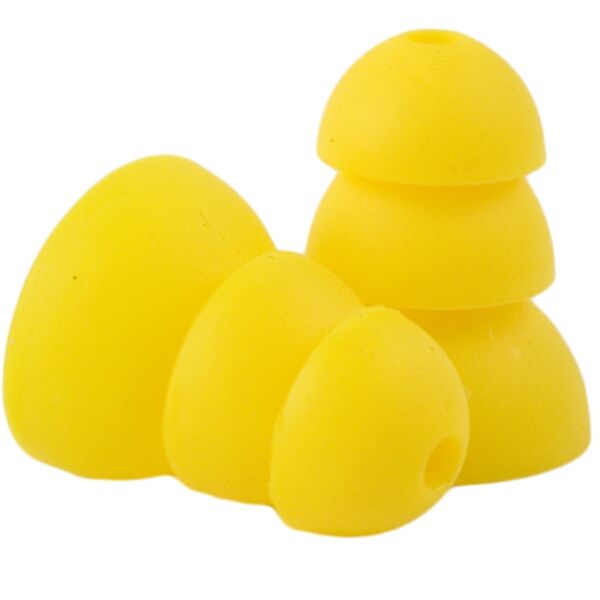 Plugfones Replacement Silicone Ear Bud - Yellow 10 Pack (5 Pairs)