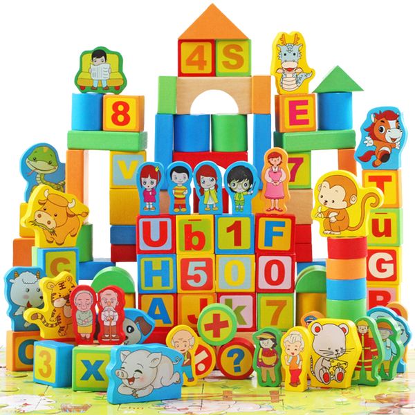 Counting &amp; Building Block Set - 200 Piece