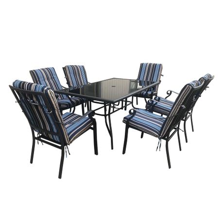 7 piece aluminum patio set