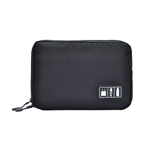 Travel Bag Organizer for Cables - Black