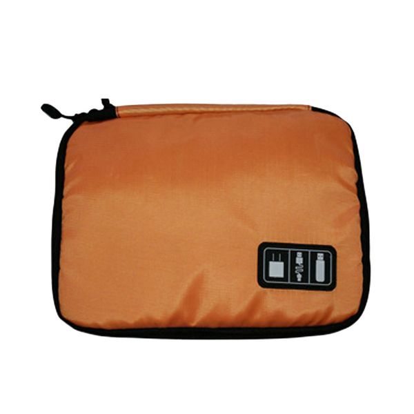 Travel Bag Organizer for Cables - Orange