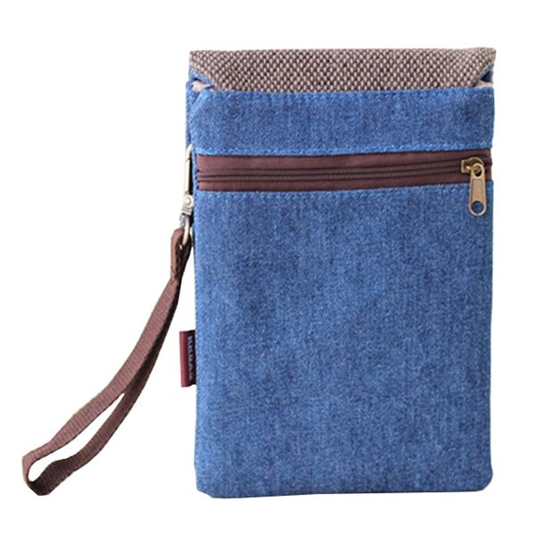 Cute Canvas Crossbody Cell Phone Purse with Shoulder Strap