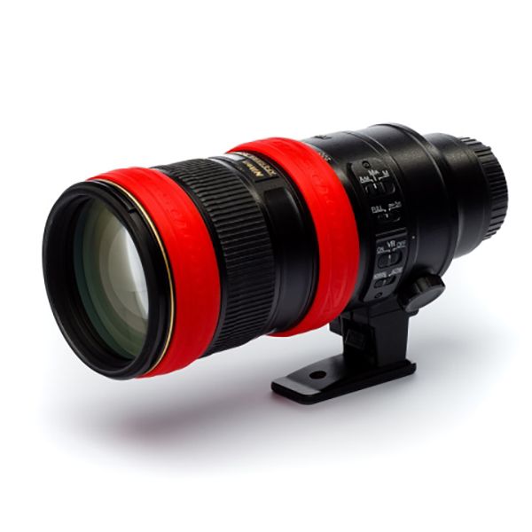EasyCover Silicon Lens Protector - Lens Ring - Red