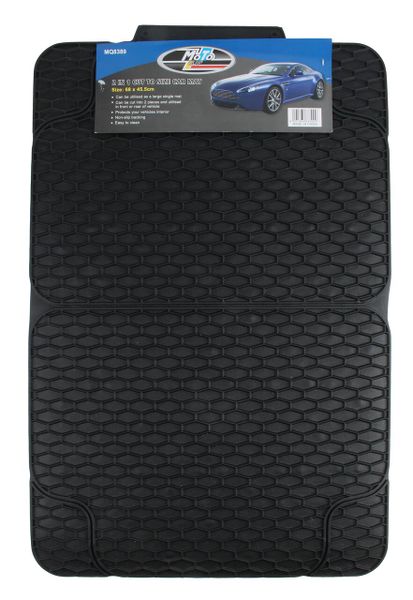 Motoquip - 2 In 1 Car Mat - Black