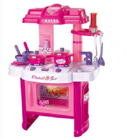 Kitchen Set with Lights &amp; Sound - Pink