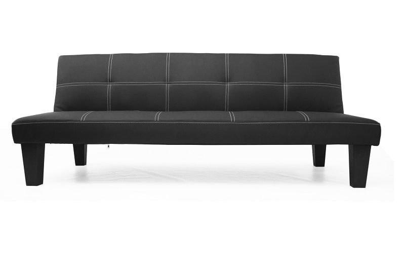Fine Living Sofa Bed Capital Black PU Buy Online in South