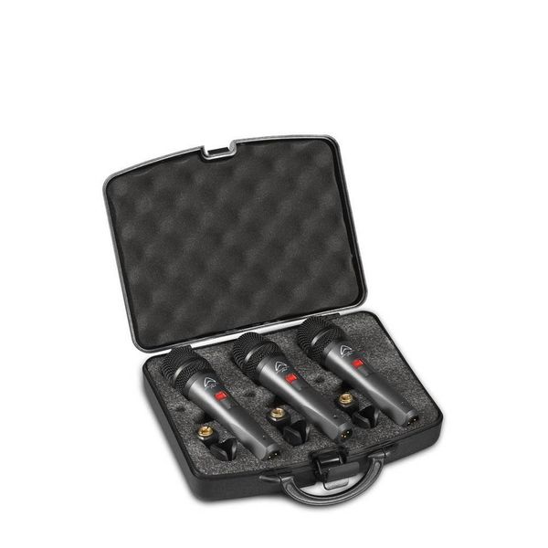 Wharfedale Pro DM5.0s 3-Pack Microphones in Carry Case