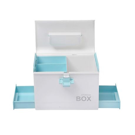 Three-layer Folding Medicine Box, Household Large-capacity Multi-layer  Medicine Box, Medical Storage Medicine Box. 