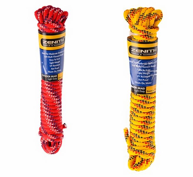 Bulk Pack x 4 Braided Rope - Light Duty 8mmx10m