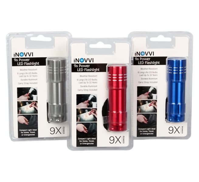 Bulk Pack x 6 Torch Led Aluminium