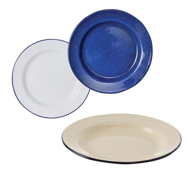 Bulk Pack x 6 Dinner Plate Enamel 24cm