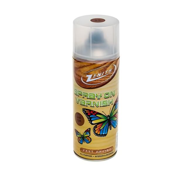 Bulk Pack x 4 Spray-On Varnish Zenith 300ml - Net Mahogany