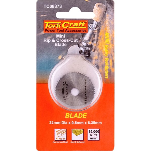 Tork Craft Mini Rip And Cross Cut Blade 31.8 x 0.6 x 9.2mm