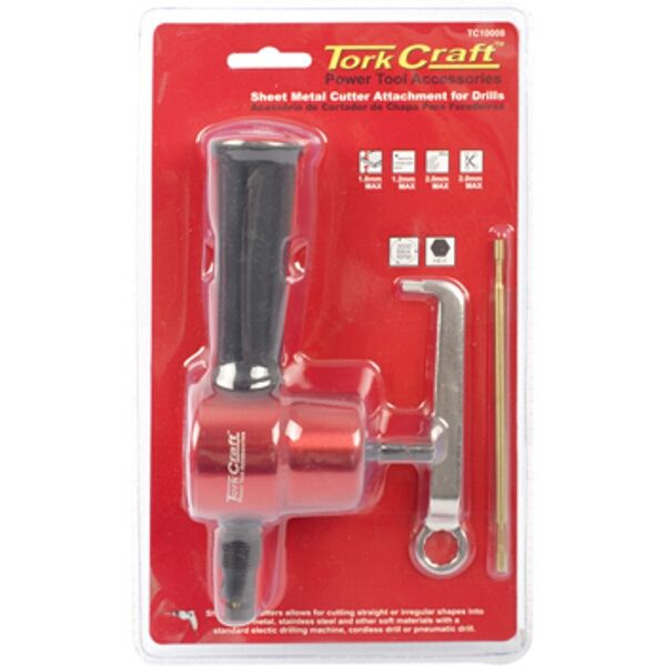 Tork Craft Nibbler Attachment for Drills Cutting Sheet metals