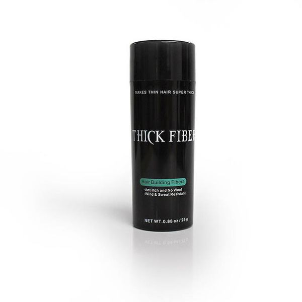 Thick Fiber Hair Building Fibers for Thinning and Fine hair - White