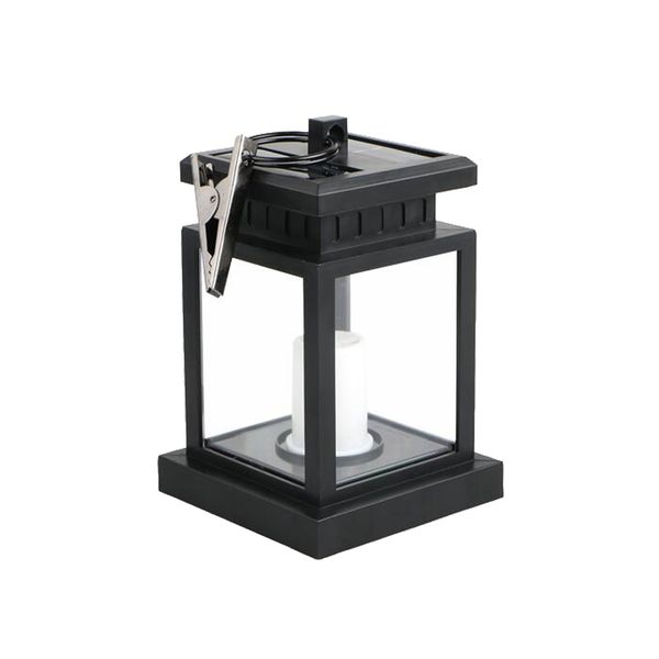 Garden Solar Powered LED Candle Table Lantern Hanging Light