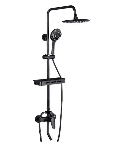 European Style Bath Shower System with Wall Mounted Rain Shower