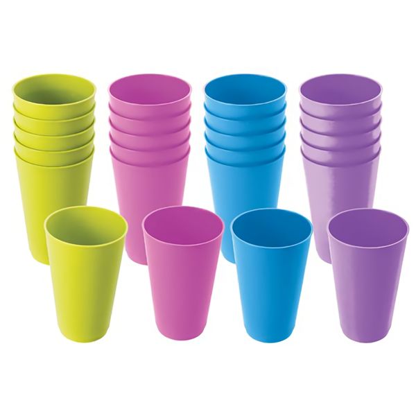 Bulk Pack x 24 Tumbler Plastic 410ml