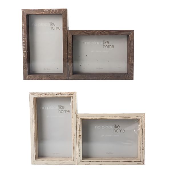 Bulk Pack x 4 Picture-Frame Collage Hinged 2 Hole