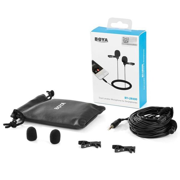 Boya BY-LM400 Dual-Lavalier Microphone