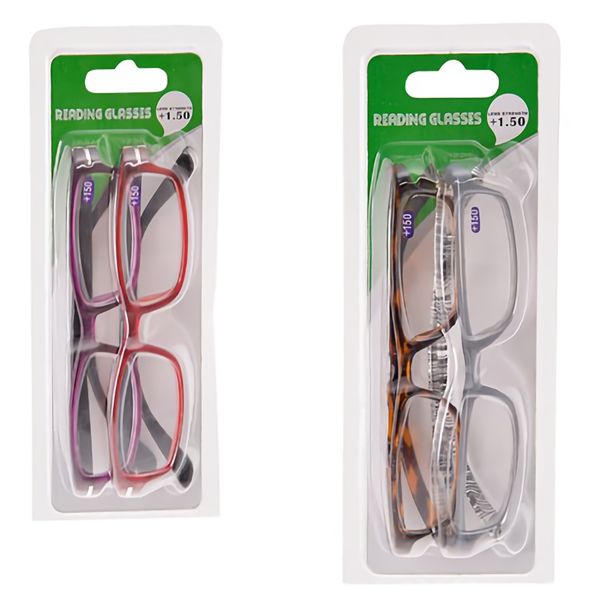 Bulk Pack X 3 Reading Glass Twin Packs Strength:1.5