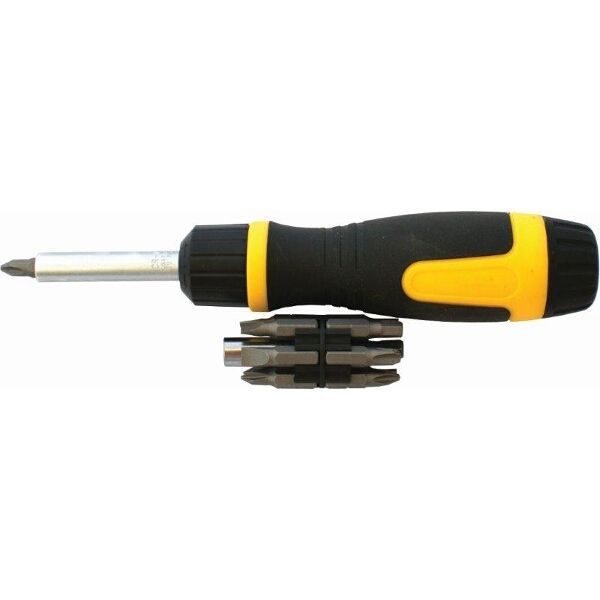 Tork Craft Ratchet Screw Driver 13 In 1 with Insert Bits