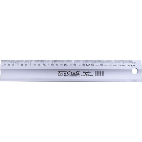 Tork Craft Aluminium Straight Edge Ruler Type B 300x50x5.0mm