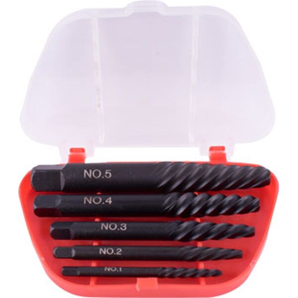 Tork Craft Spiral Screw Extractor Set 5 Piece