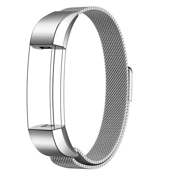 Linxure Steel Mesh Replacement Strap for Fitbit Alta - Large