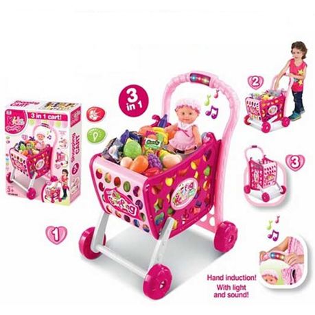 Shopping Cart - Trolley-Style Play Set 